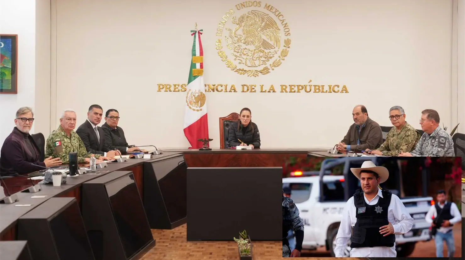 Sheinbaum convoca al Gabinete de Seguridad tras asesinato del alcalde de Uruapan, Carlos Manzo