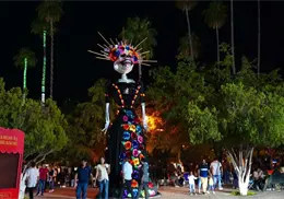 Festival de la Calaca en Álamos deja asistencia de 33 mil visitantes