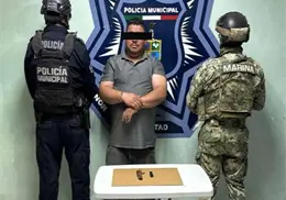 Lo detienen en Panteón de Ciudad Obregón por traer arma prohibida
