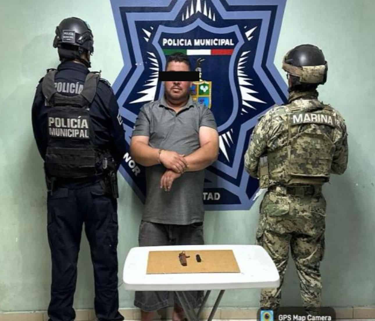 Lo detienen en Panteón de Ciudad Obregón por traer arma prohibida
