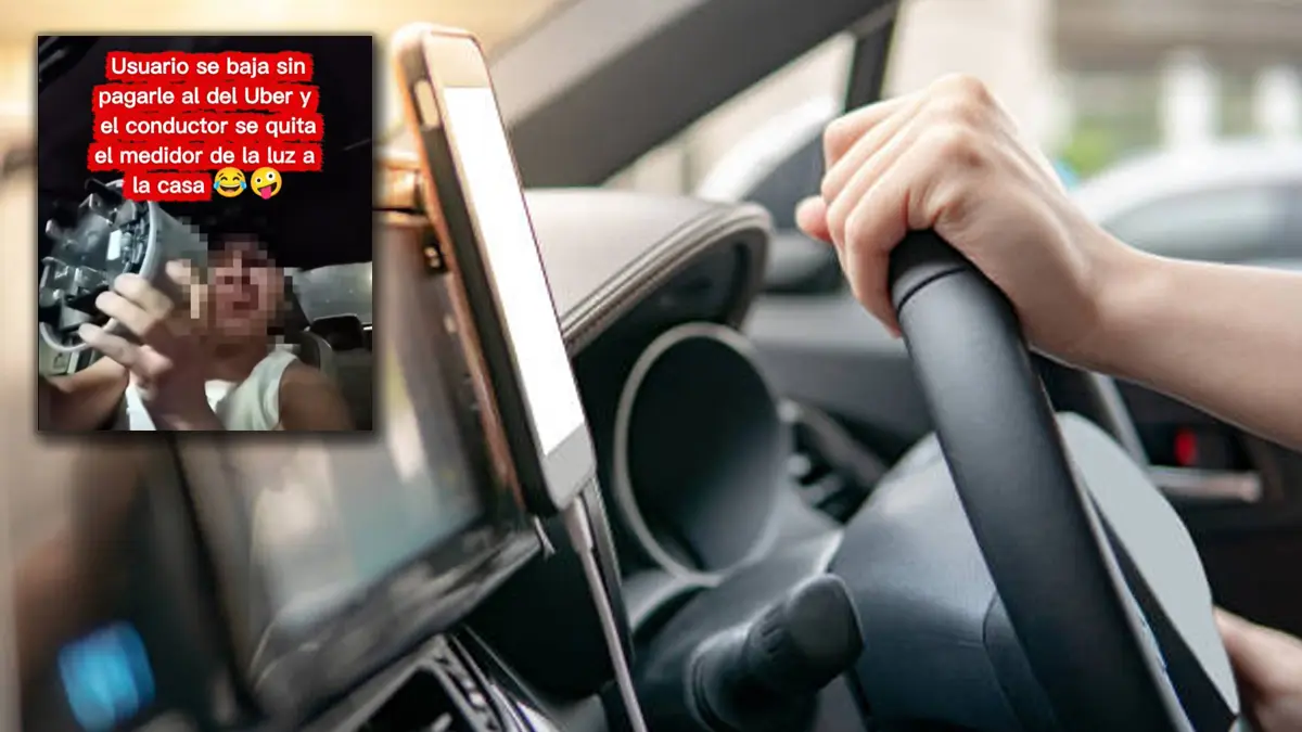 Usuaria de transporte de aplicación se baja sin pagar y chofer le cobra a la malagueña