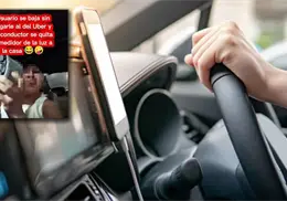 Usuaria de transporte de aplicación se baja sin pagar y chofer le cobra a la malagueña