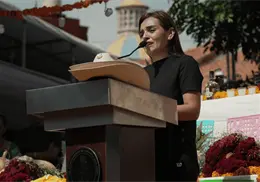 Perfilan a Grecia Quiroz, viuda de Carlos Manzo, como alcaldesa de Uruapan