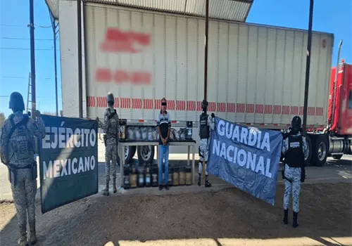 Decomisan cargamento de crystal en San Luis Río Colorado