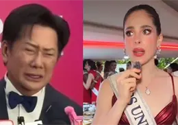 Nawat Itsaragrisil rompe en llanto y ofrece disculpas tras polémica con Fátima Bosch en Miss Universo 2025