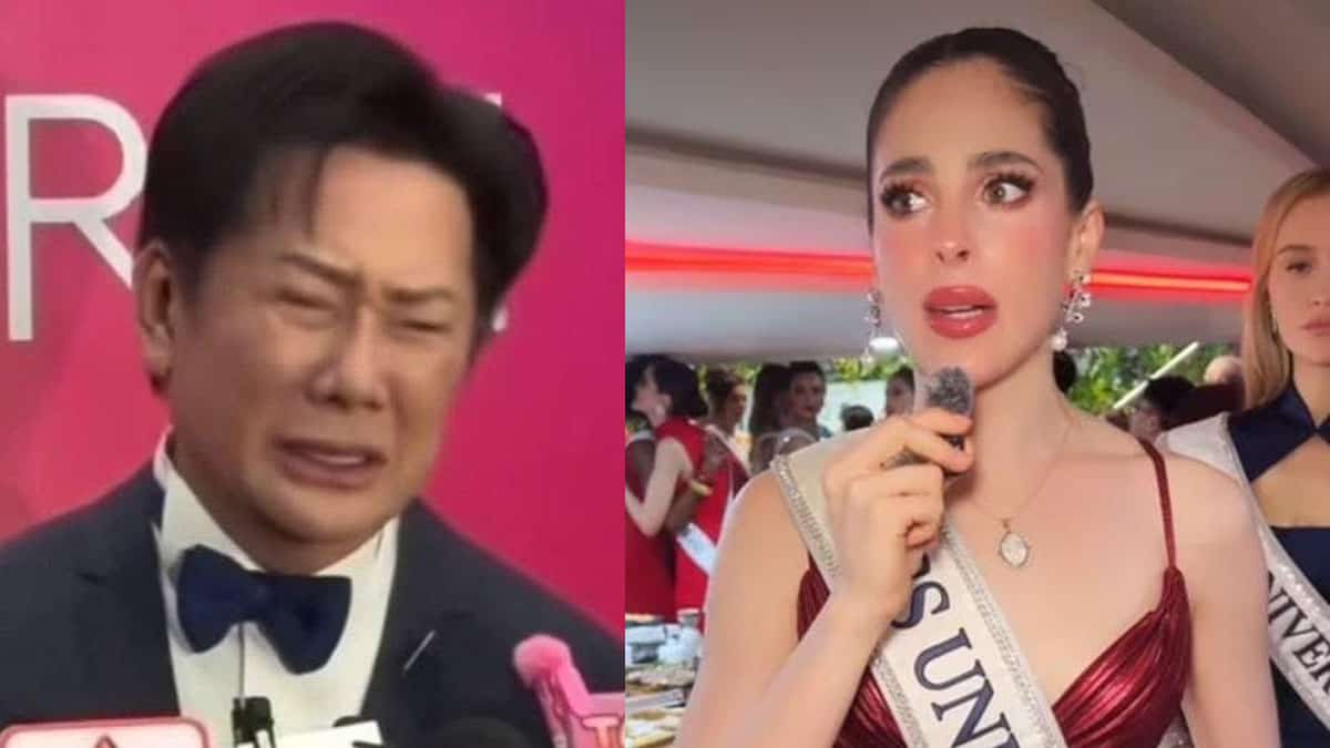 Nawat Itsaragrisil rompe en llanto y ofrece disculpas tras polémica con Fátima Bosch en Miss Universo 2025