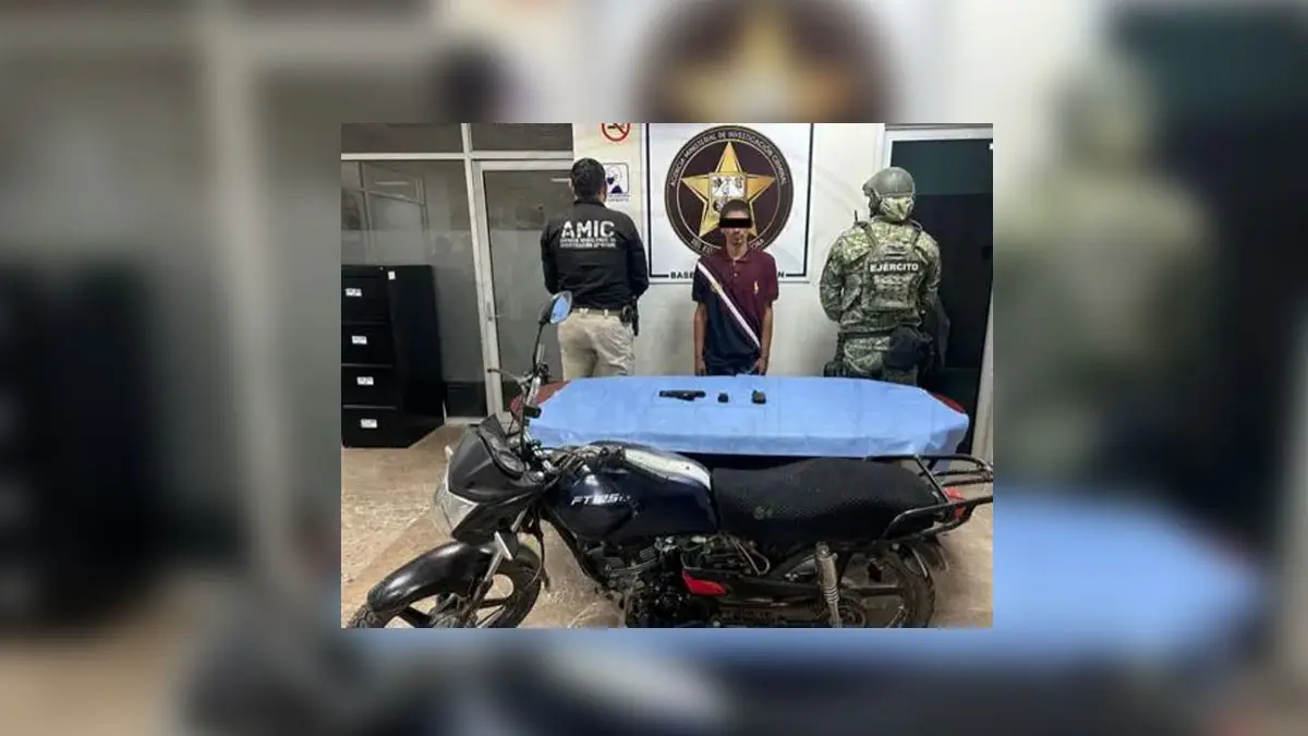 “Cae” sujeto con arma y radio en el Campo 2 del Valle del Yaqui