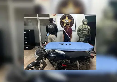 "Cae" sujeto con arma y radio en el Campo 2 del Valle del Yaqui