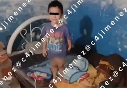 VIDEO | Así vivía un niño de 3 años abandonado en una casa que parecía basurero