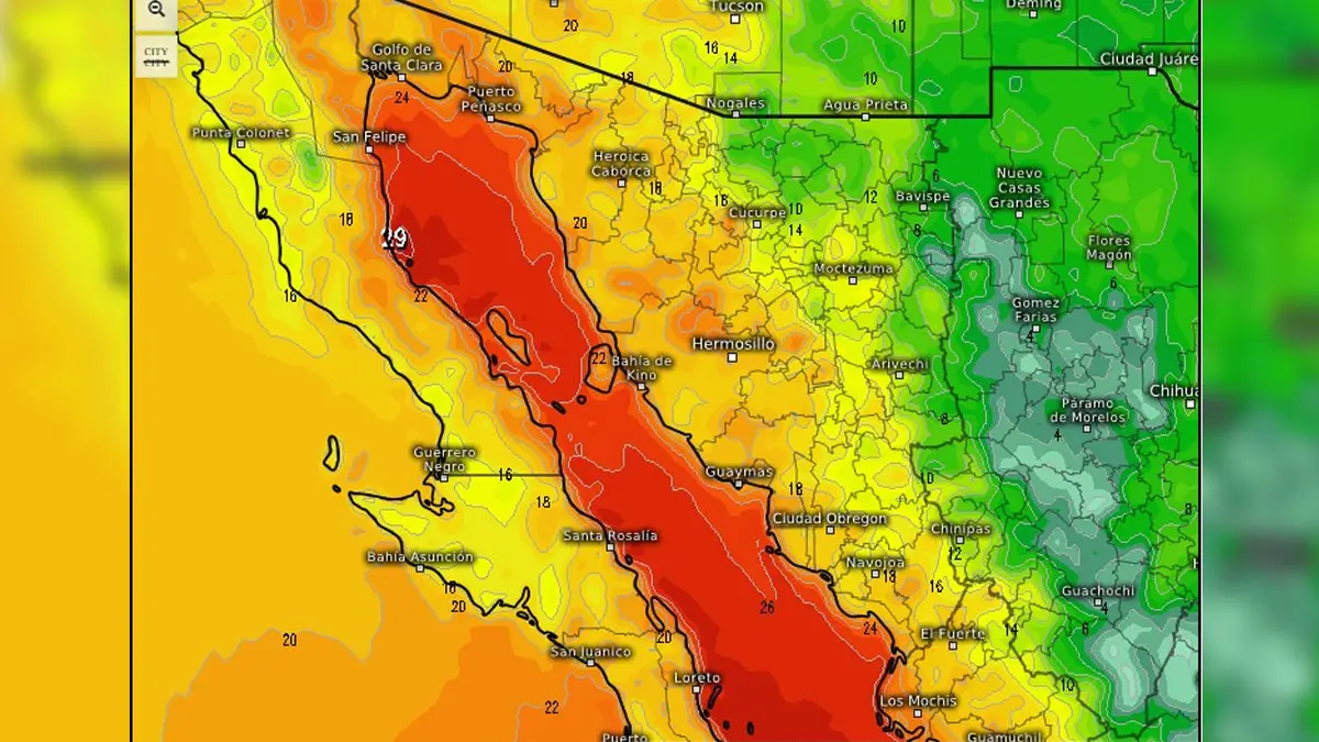 Alertan por descenso de temperaturas en Sonora por frente frío 13