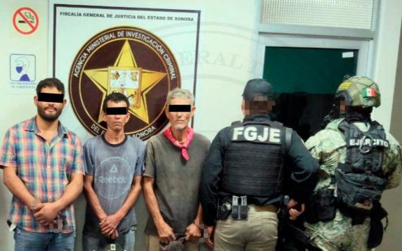 Capturan a tres durante operativo en San José de Bácum