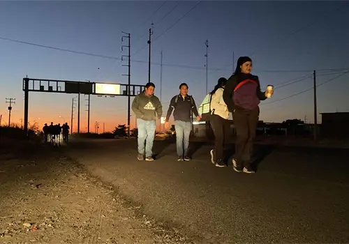 Álamos se alista para peregrinación a la Aduana