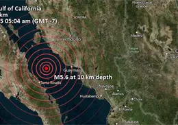 Sismo de 5.7 grados de magnitud en Baja California sacude a Guaymas Sismo de 5.7 grados de magnitud en Baja California sacude a Guaymas