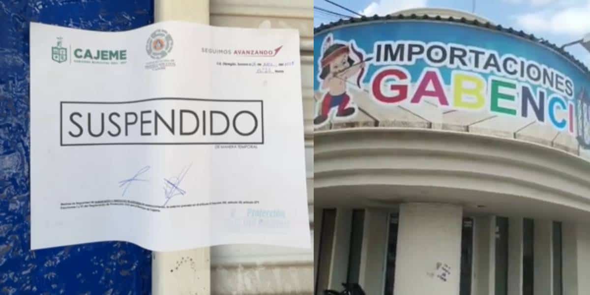 Protección Civil suspende Importaciones Gabenci en Ciudad Obregón por medidas de seguridad