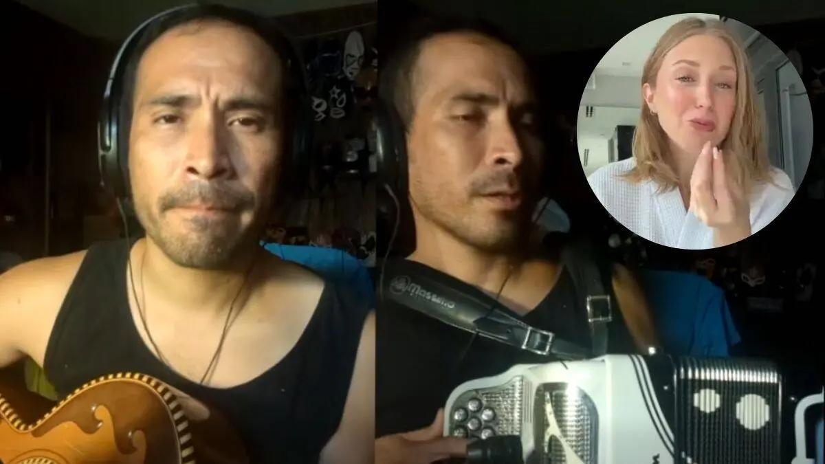 Usuario canta cumbia en respuesta a comentarios de influencer