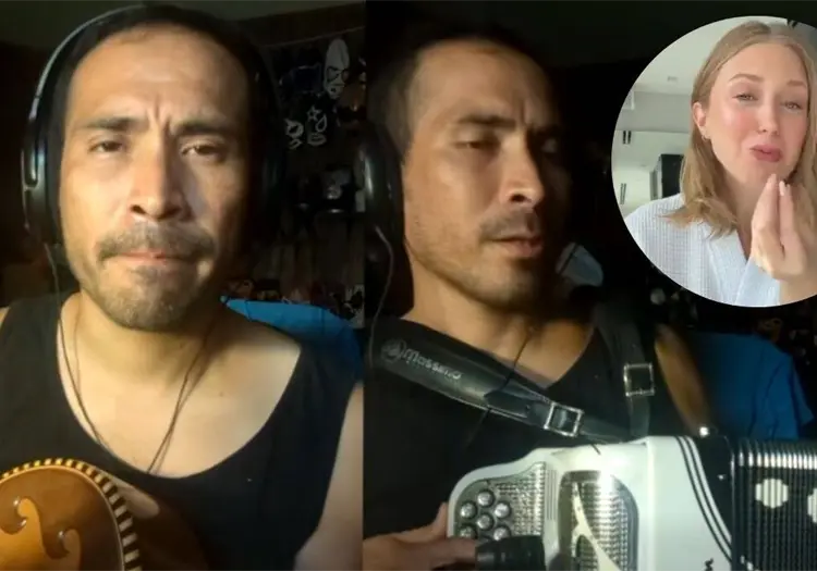 VIDEO | Usuario canta cumbia en respuesta a comentarios de influencer que se burló de Obregón