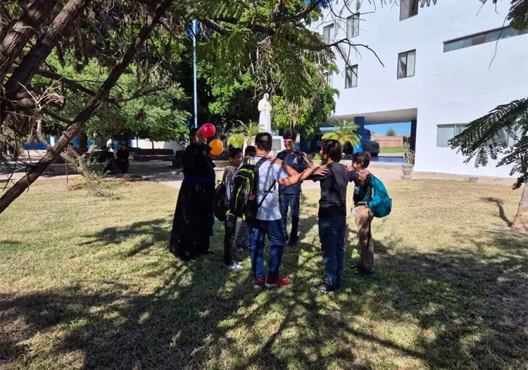 Adolescentes acuden a Encuentro Vocacional en el Seminario de Ciudad Obregón