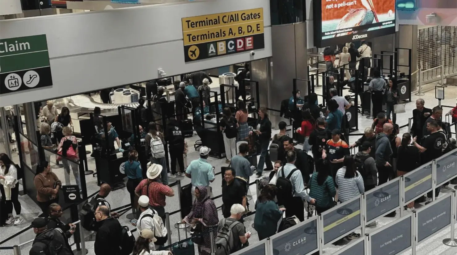 Estos son los 40 aeropuertos de Estados Unidos más afectados por la reducción del tráfico aéreo