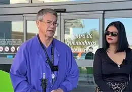 Preparan a María Isabel para injertos de piel Preparan a María Isabel para injertos de piel