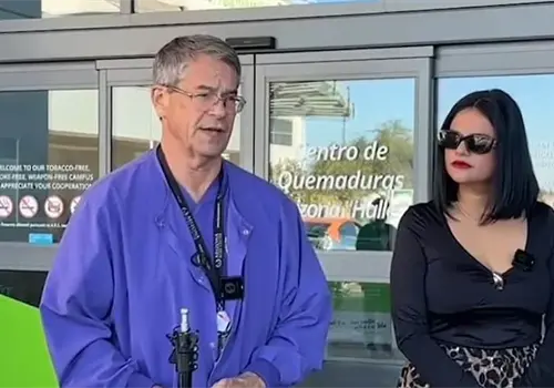 Preparan a María Isabel para injertos de piel