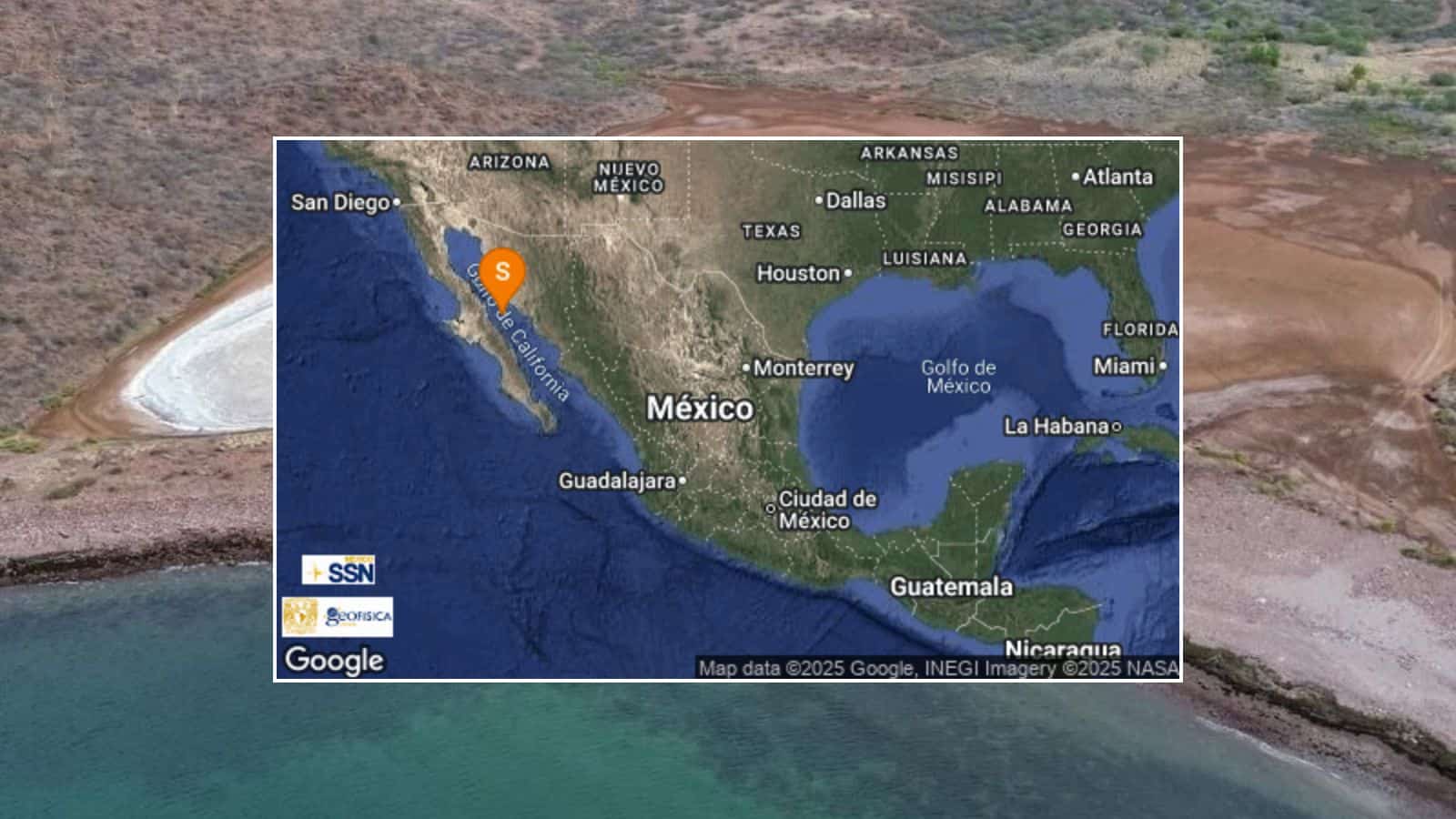 Sismo en Guaymas por tercer día consecutivo; SSN confirma cuatro movimientos en menos de 72 horas