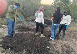 Buscadoras por la Paz localizan a persona calcinada