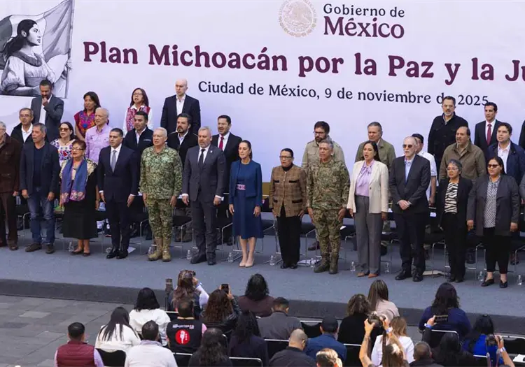Claudia Sheinbaum presenta los 12 ejes del Plan Michoacán por la Paz y la Justicia