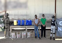 Decomisan precursores para elaborar droga en San Luis Río Colorado