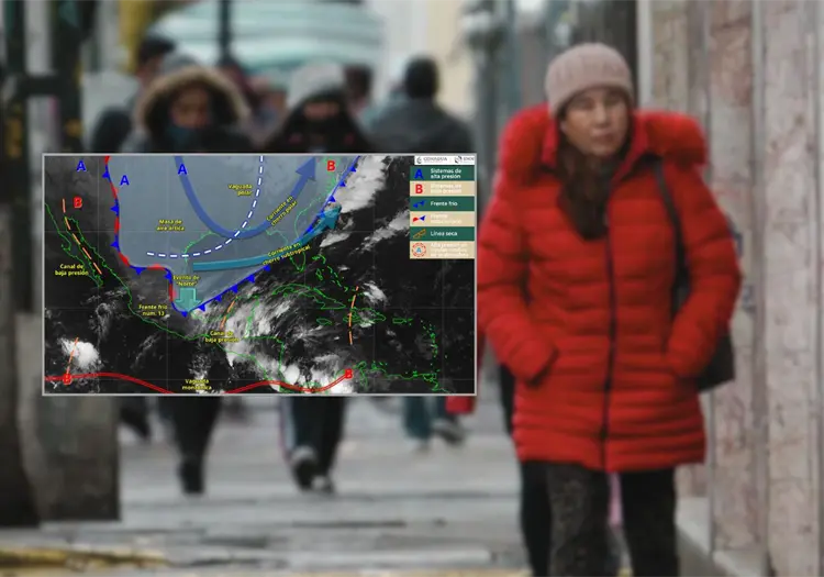 Frente Frío 13 provoca temperaturas de hasta -15°C y suspensión de clases: Estos son los estados afectados