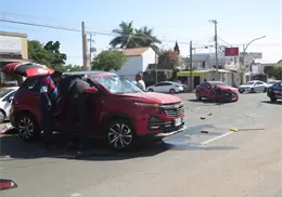 Fuerte choque al norte de Ciudad Obregón