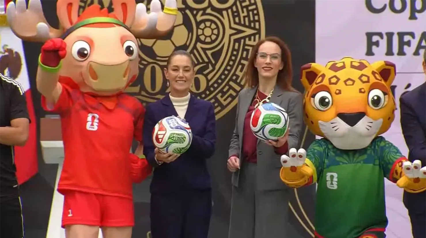 Sheinbaum presenta oficialmente el Mundial 2026 y confirma inauguración el 11 de junio