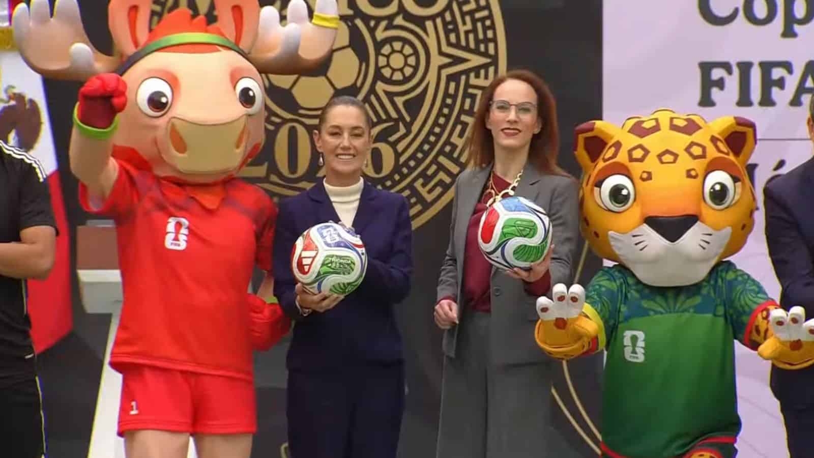 Sheinbaum presenta oficialmente el Mundial 2026 y confirma inauguración el 11 de junio