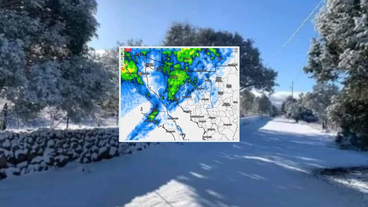 Alertan en Sonora por frente frío: estas zonas registrarán nieve, granizo y descenso de temperatura