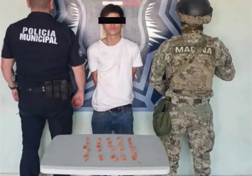 Detienen a joven con droga al sur de Ciudad Obregón