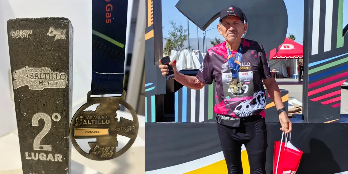 José de Jesús Cozari Completa su Maratón Número 98 en Saltillo, Coahuila
