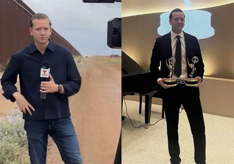 ¿Quién es Hiram González, el periodista sonorense que gana dos premios Emmy por su labor en la frontera?