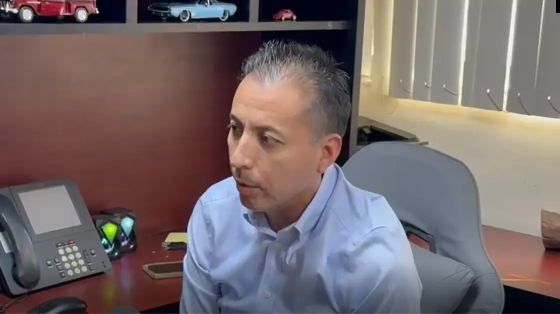 Saúl Delgado Escalante, jefe del programa de Fomento Agropecuario