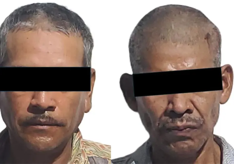 Tras las rejas sujetos detenidos con armamento en Ciudad Obregón