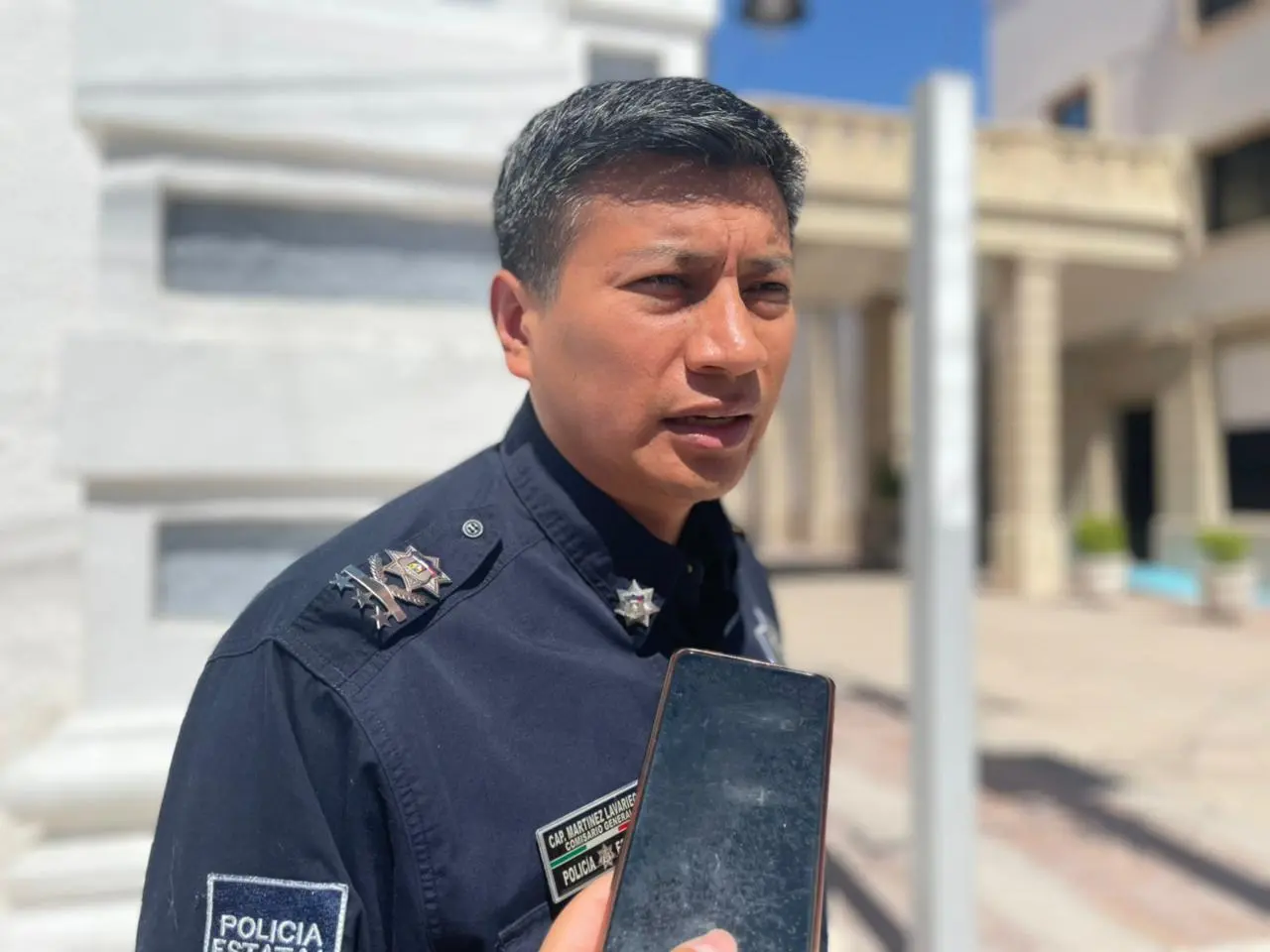 José Guadalupe Martínez Lavariega, comisario de la Policía Estatal en Sonora