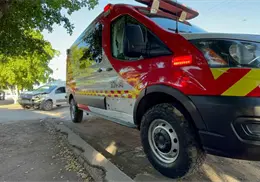 Choca ambulancia en pleno Centro de Ciudad Obregón