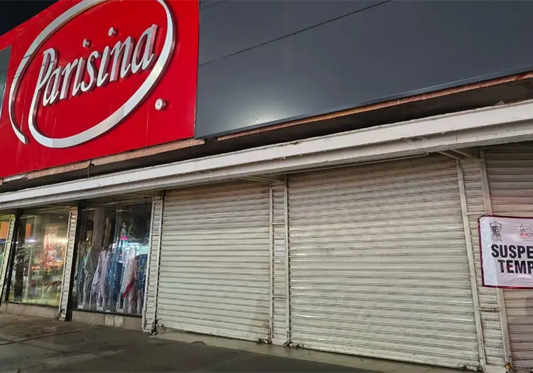 Clausuran tienda Parisina en Los Mochis por fallas graves en sistemas de seguridad