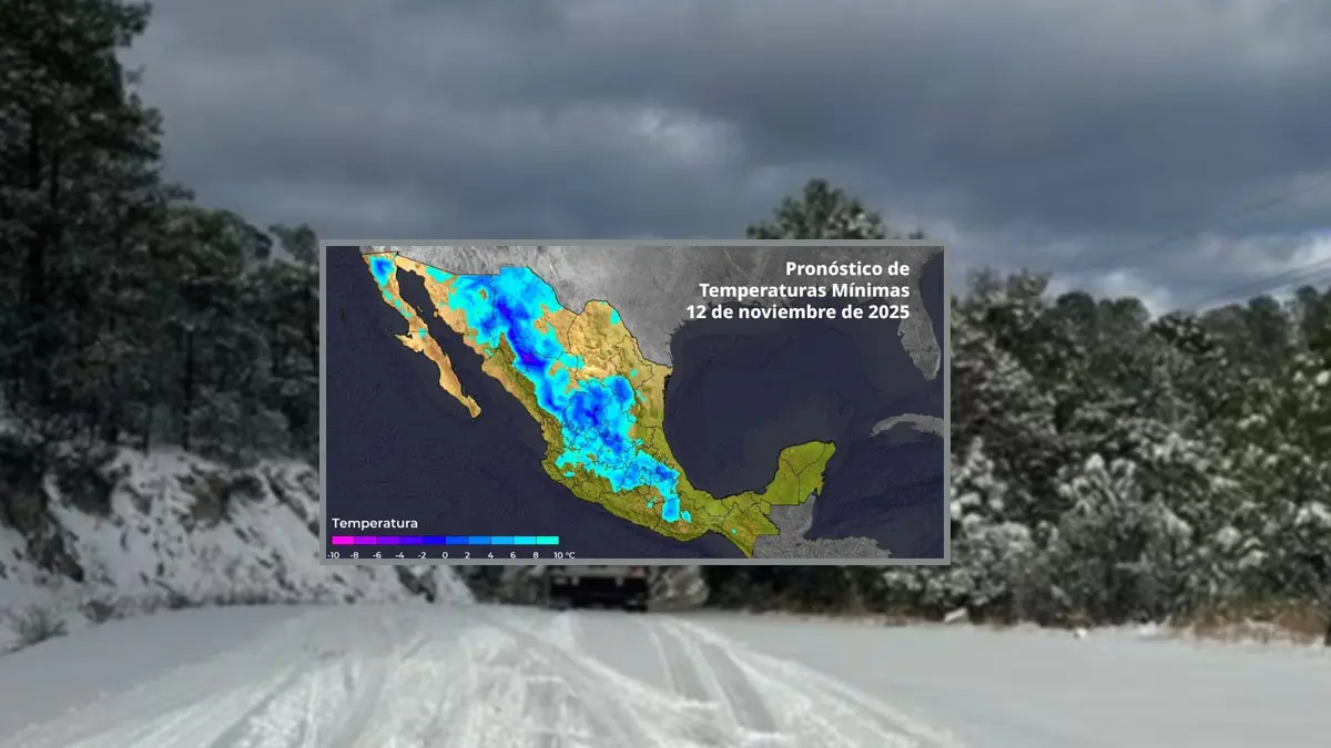Clima en Sonora hoy, 12 de noviembre: Prepárese para el frío; se pronostican nevadas y lluvias