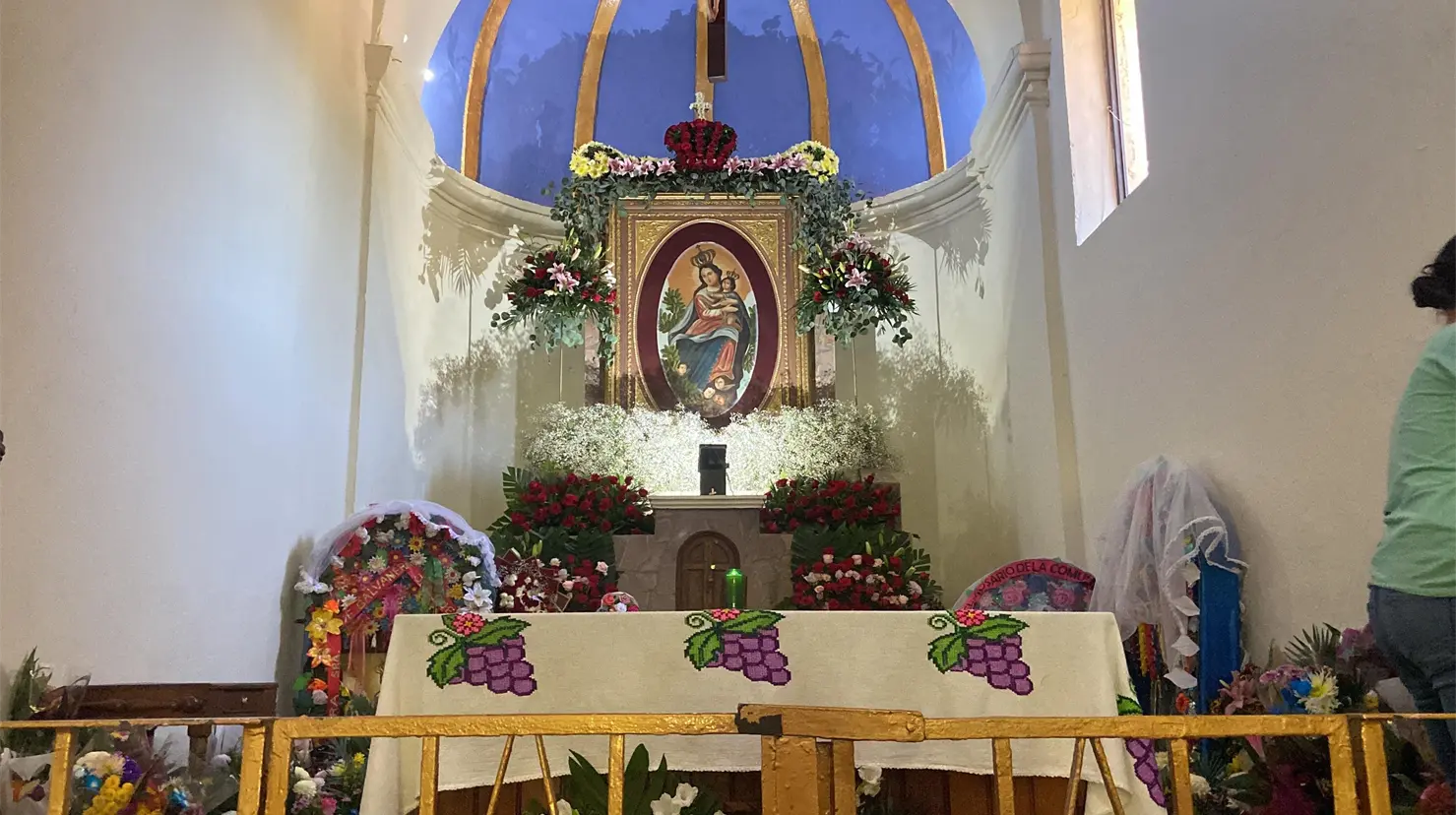 Inicia novenario a la Virgen de Balvanera