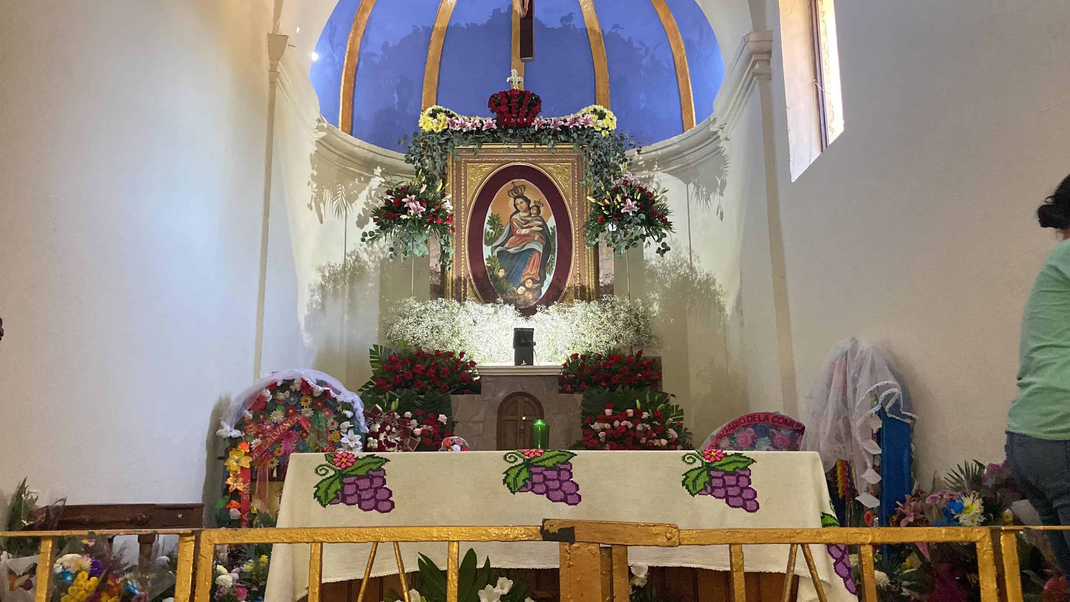 Inicia novenario a la Virgen de Balvanera