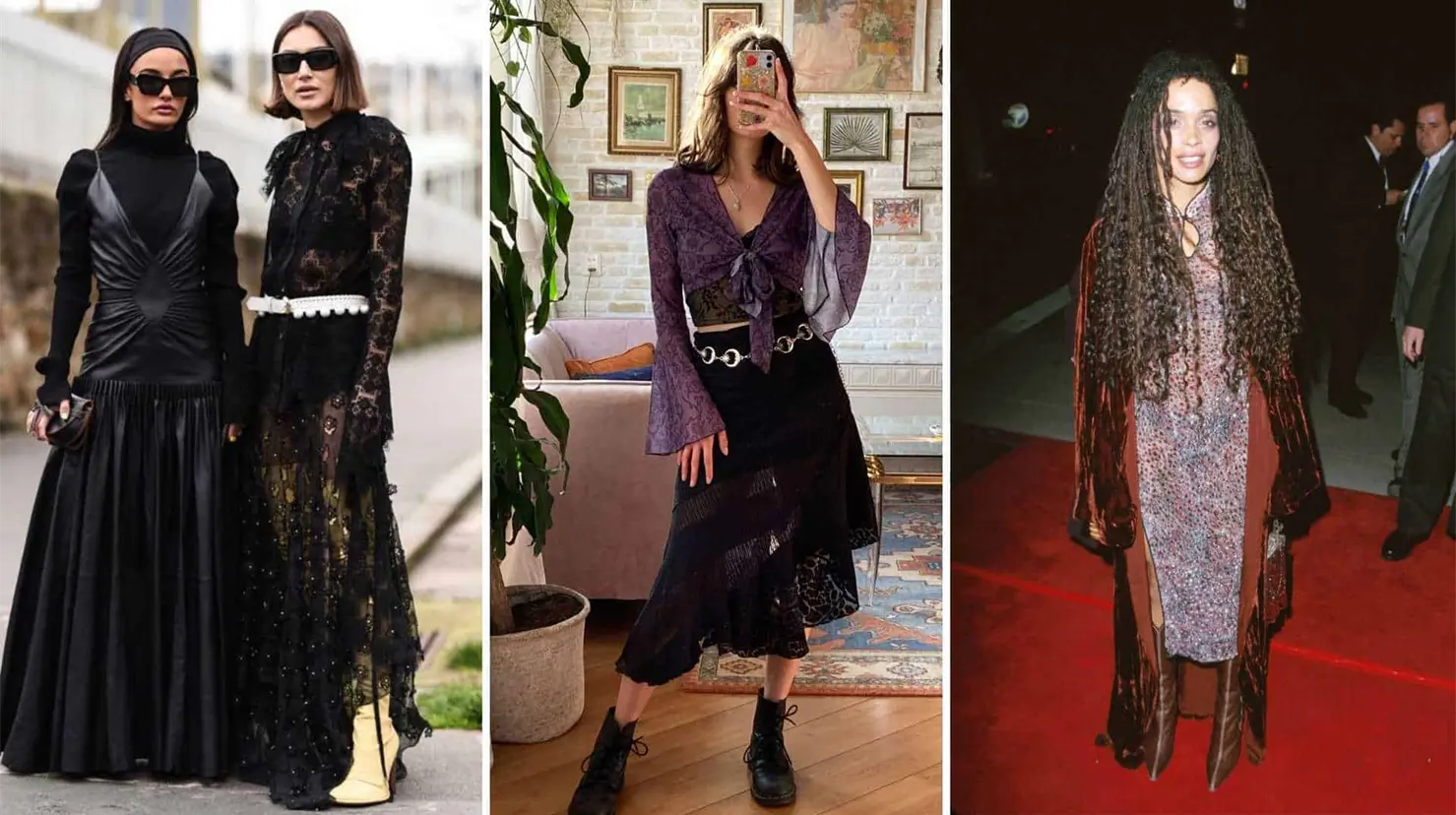 Viste a la moda con el estilo Whimsigoth, combinando elementos góticos y fantasía