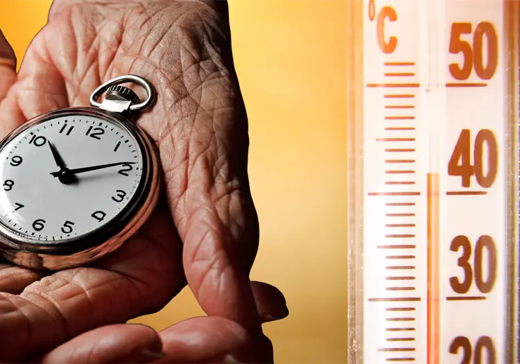 Calor extremo acelera el envejecimiento, según la ciencia