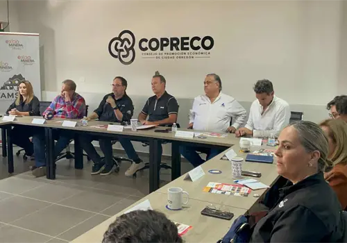 Presentan Expo Minera a representantes empresariales en Cajeme