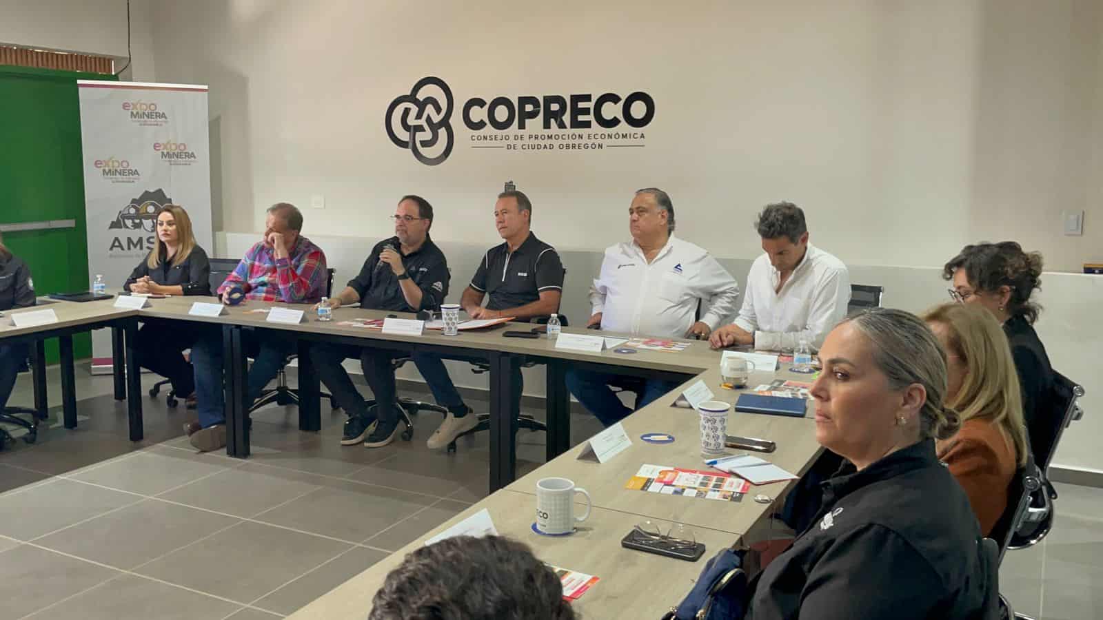 Presentan Expo Minera a representantes empresariales en Cajeme