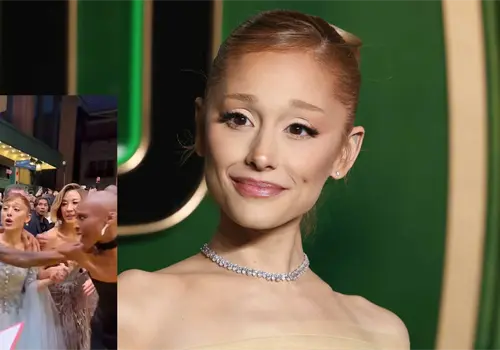 VIDEO|Fan irrumpe en la alfombra roja y abraza sin permiso a Ariana Grande durante la premiere de Wicked VIDEO|Fan irrumpe en la alfombra roja y abraza sin permiso a Ariana Grande durante la premiere de Wicked