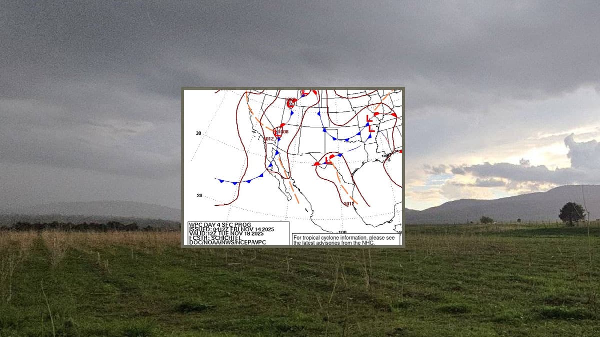 Clima en Sonora hoy, 14 de noviembre: Temperaturas a la baja; frente frío traerá viento, lluvias y aguanieve